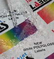 White PolyGloss Labels