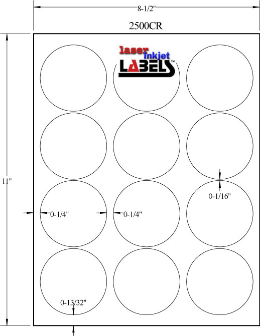 2 Inch Round Label Template