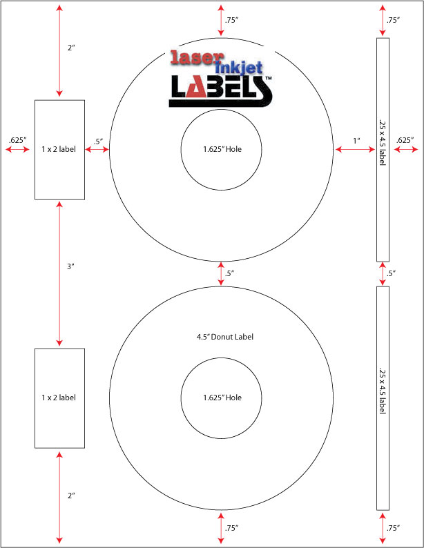 Record Label Size