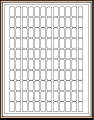 Candle price tag labels