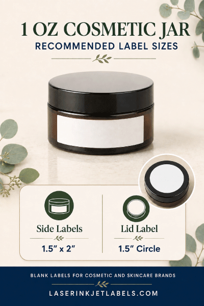 1 oz cosmetic jar label size