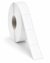 2.5 x 5.75 blank roll labels with 2.5 inches across the roll and 5.75 inches into the roll