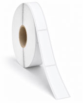 2.75 x 9 blank inkjet roll labels with 2.75 inches across the roll and 9 inches into the roll
