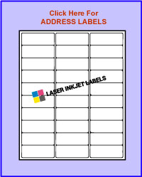 Address label sheets