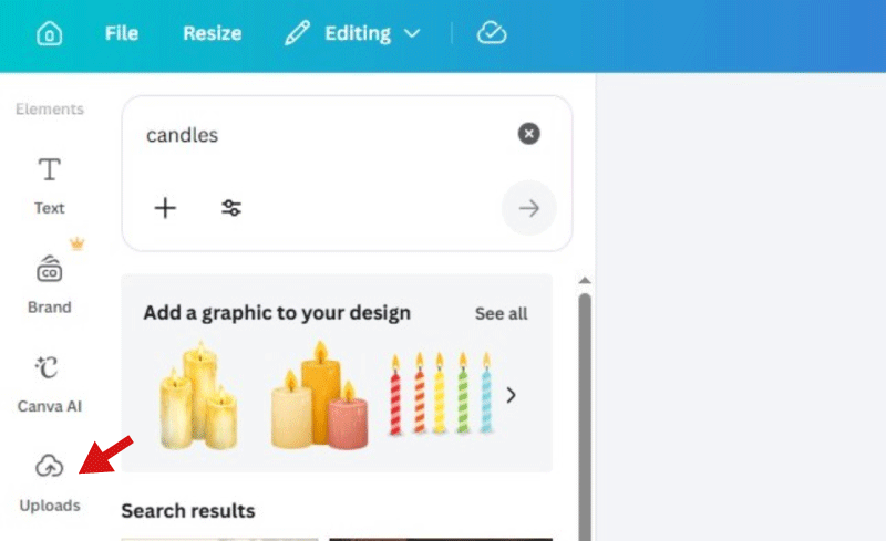 Upload a LaserInkjetLabels PNG label template into Canva