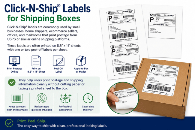 shop for click and ship labels