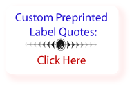 Quotes on custom printed labels