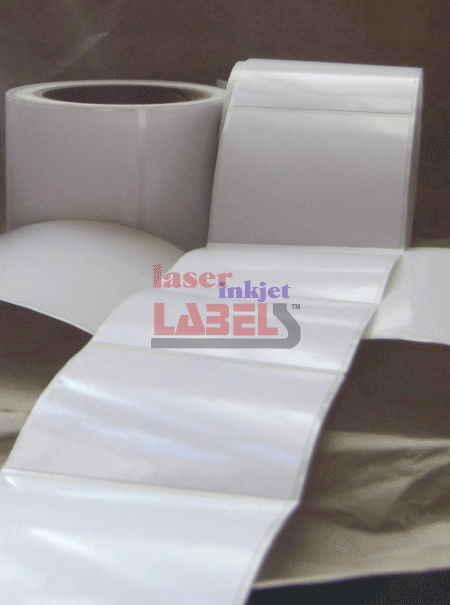 Photo glossy inkjet roll labels