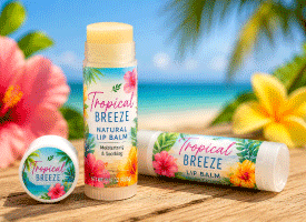 Labels for lip balm tubes