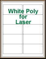 White Poly Laser Labels