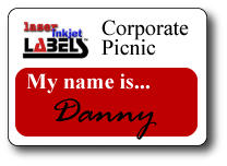 Use name badge labels for your next corporate event.