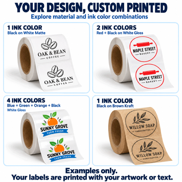 2.5" x 2.5" PREPRINTED ROLL LABEL Full Size Image #4