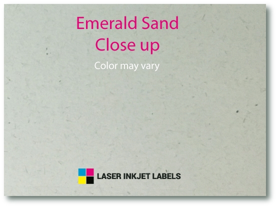 4" x 1.75" EMERALD SAND LABELS Full Size Image #3