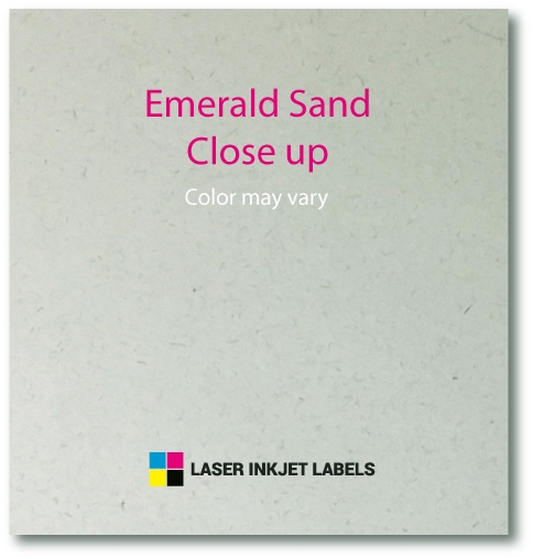 4" x 1.75" EMERALD SAND LABELS Full Size Image #4