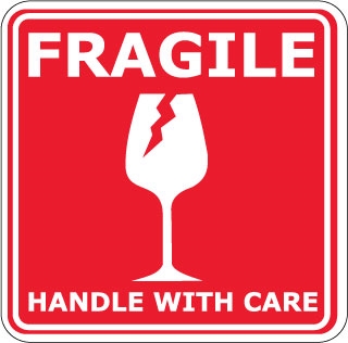 fragile mailing labels