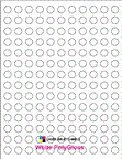 .5" Circle White PolyGloss for Inkjet or Laser Printers Thumbnail #1