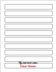 .75" x 7.25" CLEAR GLOSSY LABELS Thumbnail #1