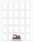 1.25" x 1.75" CLEAR GLOSSY LABELS Thumbnail #1