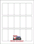 1.5" x 3" RECTANGLE UNCOATED WHITE LABELS Thumbnail #1