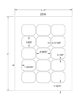 2.0625" x 1.625" RECTANGLE REMOVABLE WHITE  LABELS Thumbnail #3