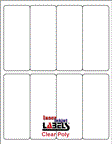 2" x 5" CLEAR GLOSSY LABELS Thumbnail #1