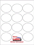 2.647" x 2.1" OVAL UNCOATED WHITE LABELS Thumbnail #1