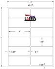 4" x 1.75" CLEAR GLOSSY LABELS Thumbnail #3
