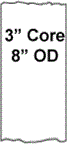 8.5" x 480' INKJET DOUBLE CAPACITY ROLL LABELS Thumbnail