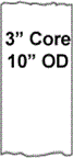 8.5" x 720' TRIPLE CAPACITY INKJET ROLL LABELS Thumbnail