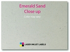2.5" x 1.75" OVAL EMERALD SAND LABELS Thumbnail #3