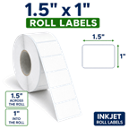1.5" x 1" INKJET ROLL LABELS Thumbnail #2