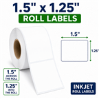 1.5" x 1.25" ROLL LABELS FOR COMPACT INKJET PRINTERS Thumbnail #3