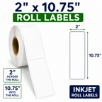 2" x 10.75" INKJET ROLL LABELS Thumbnail #2