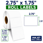 2.75" x 1.75" ROLL LABELS FOR COMPACT INKJET PRINTERS Thumbnail #4