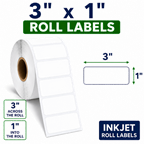 3" x 1" INKJET DOUBLE CAPACITY ROLL LABELS Thumbnail #4