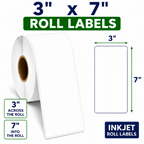3" x 7" INKJET ROLL LABELS Thumbnail #2