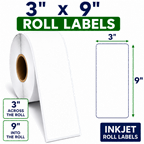 3" x 9" INKJET DOUBLE CAPACITY ROLL LABELS Thumbnail #3