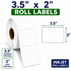 3.5" x 2" INKJET ROLL LABELS Thumbnail #2
