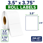 3.5" x 3.75" INKJET DOUBLE CAPACITY ROLL LABELS Thumbnail #3