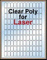 .5" x 1" CLEAR LASER GLOSSY LABELS Thumbnail