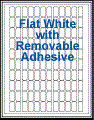 .5" x 1" RECTANGLE REMOVABLE WHITE LABELS Thumbnail