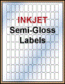 .5" x 1" WHITE SEMI-GLOSS for INKJET Thumbnail