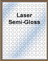 .5" CIRCLE WHITE SEMI-GLOSS for LASER Thumbnail
