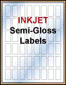 .75" x 1.5" WHITE SEMI-GLOSS for INKJET Thumbnail