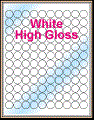 .75" CIRCLE GLOSSY WHITE LABELS Thumbnail