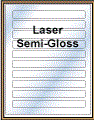 .75" x 7.25" WHITE SEMI-GLOSS for LASER Thumbnail