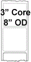 1.5" x 1.5" INKJET DOUBLE CAPACITY ROLL LABELS Thumbnail