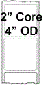 1.5" x 1.5" ROLL LABELS FOR COMPACT INKJET PRINTERS Thumbnail