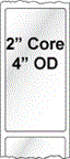 1.75" x 3" ROLL LABELS FOR COMPACT INKJET PRINTERS Thumbnail