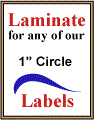 1" CIRCLE  CLEAR GLOSS LAMINATE Thumbnail